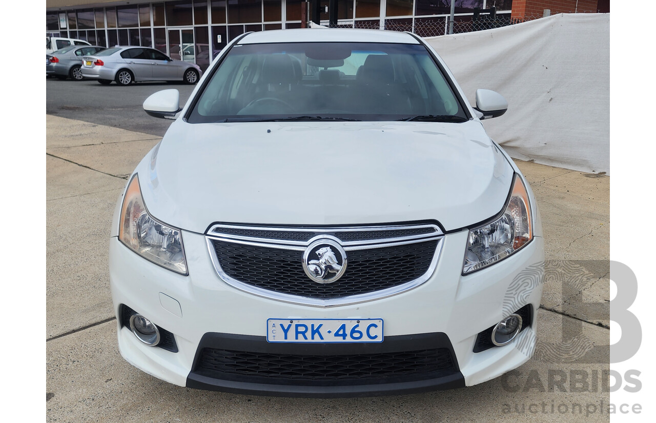 3/2014 Holden Cruze SRi JH MY14 4d Sedan White 1.6L