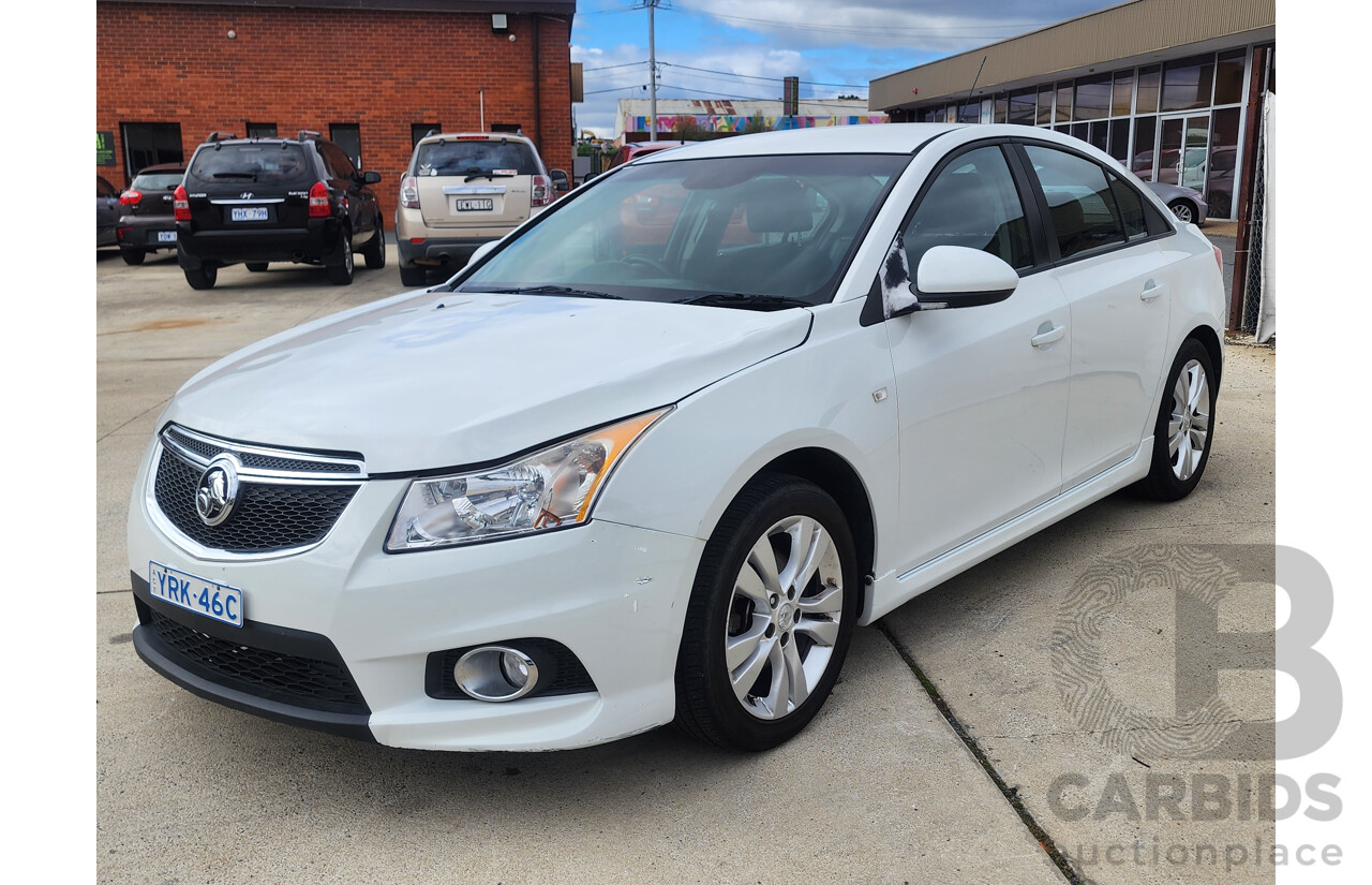 3/2014 Holden Cruze SRi JH MY14 4d Sedan White 1.6L