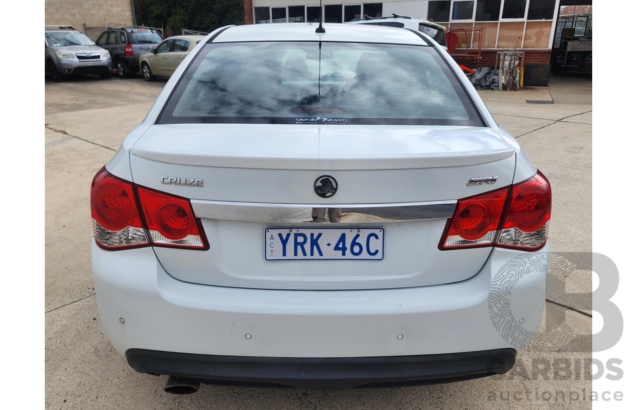 3/2014 Holden Cruze SRi JH MY14 4d Sedan White 1.6L
