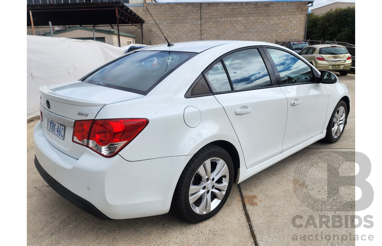 3/2014 Holden Cruze SRi JH MY14 4d Sedan White 1.6L