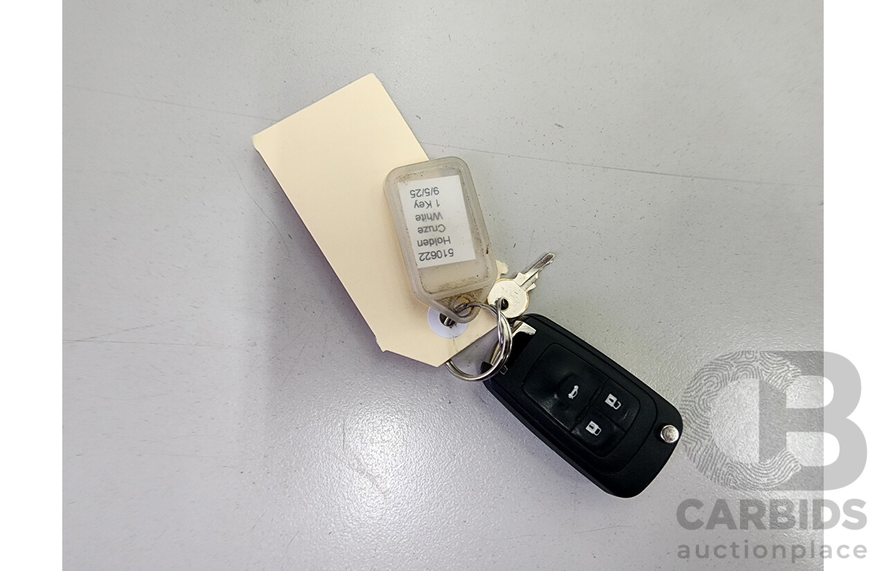 3/2014 Holden Cruze SRi JH MY14 4d Sedan White 1.6L