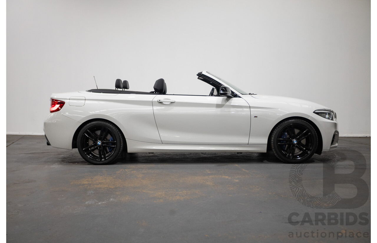 05/2019 BMW M240i F23 MY18 2D Convertible Alpine White Turbo 3.0L