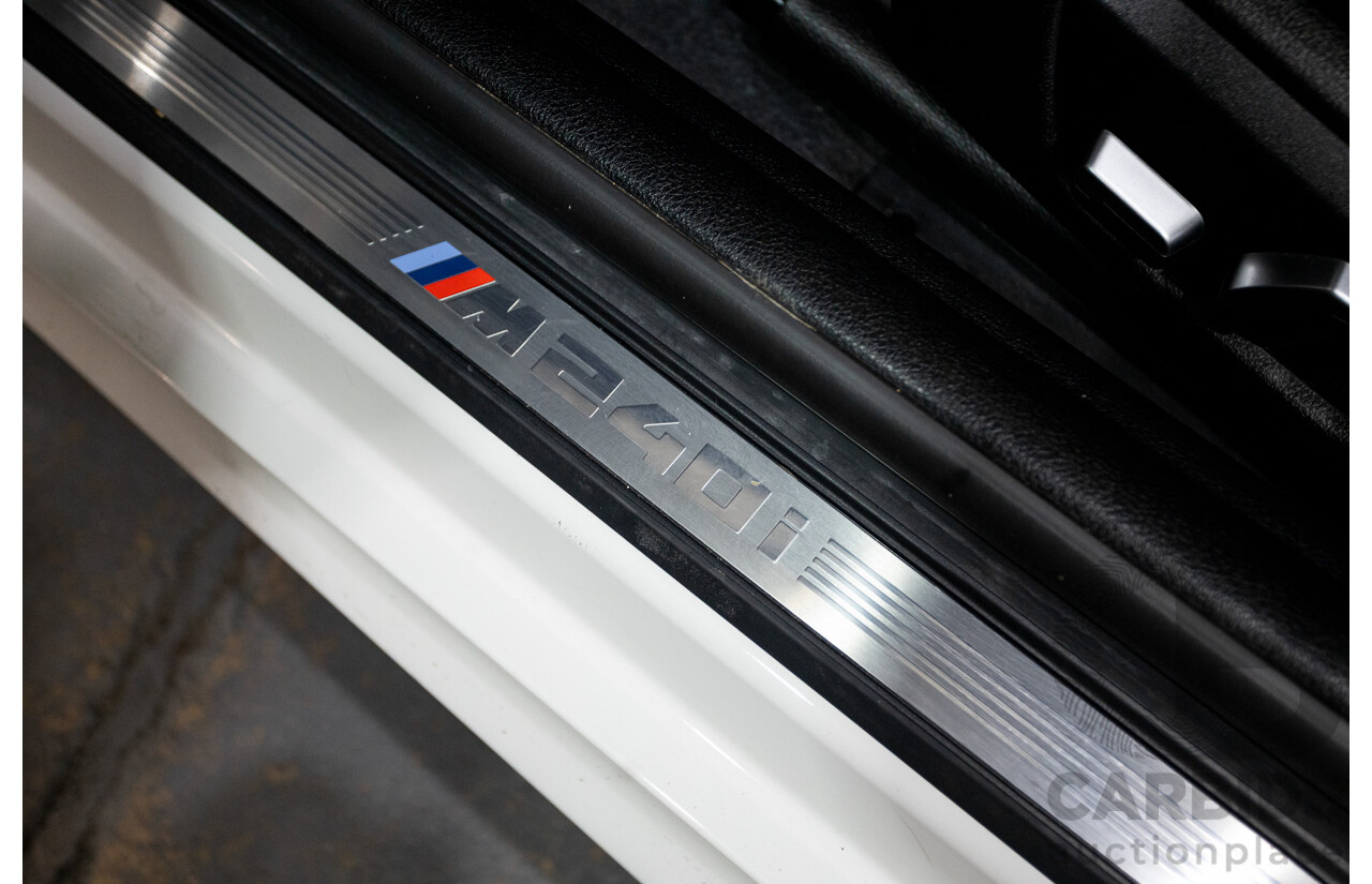 05/2019 BMW M240i F23 MY18 2D Convertible Alpine White Turbo 3.0L