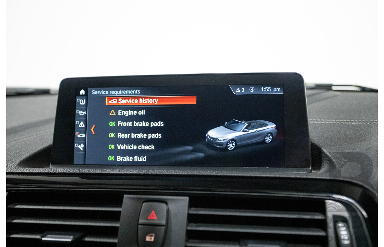 05/2019 BMW M240i F23 MY18 2D Convertible Alpine White Turbo 3.0L