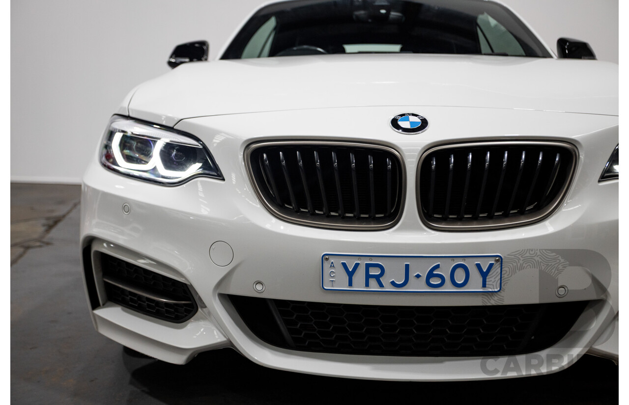 05/2019 BMW M240i F23 MY18 2D Convertible Alpine White Turbo 3.0L