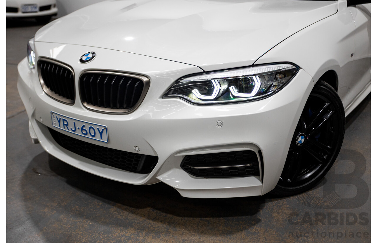 05/2019 BMW M240i F23 MY18 2D Convertible Alpine White Turbo 3.0L