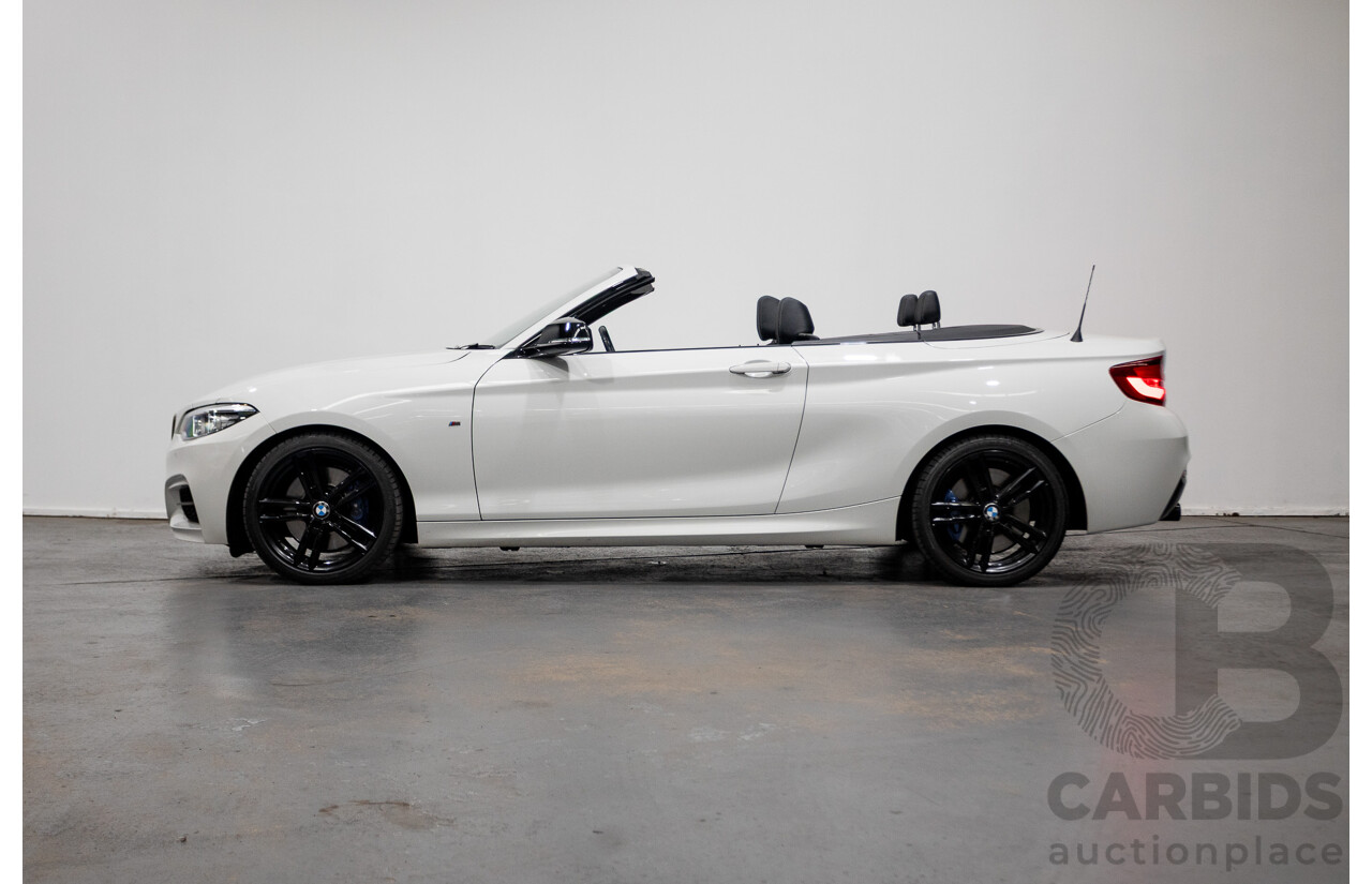 05/2019 BMW M240i F23 MY18 2D Convertible Alpine White Turbo 3.0L