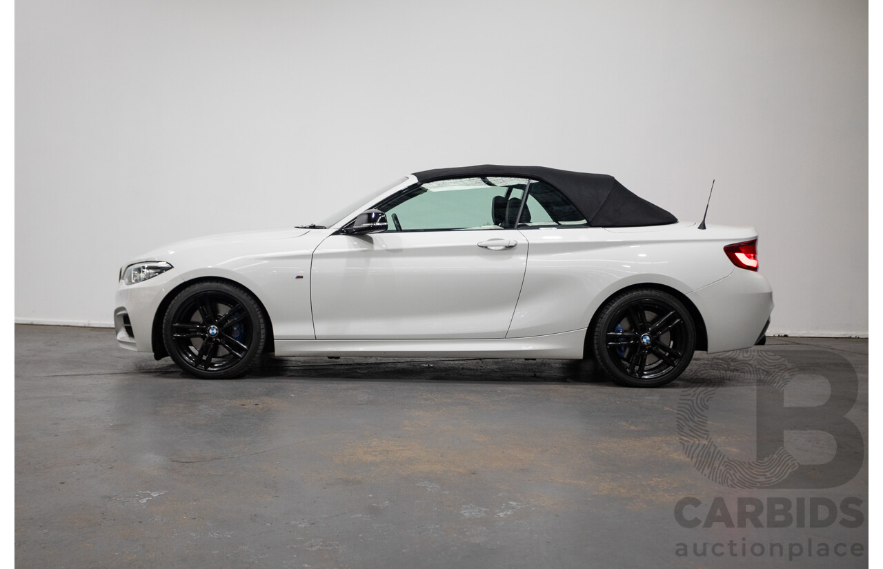 05/2019 BMW M240i F23 MY18 2D Convertible Alpine White Turbo 3.0L
