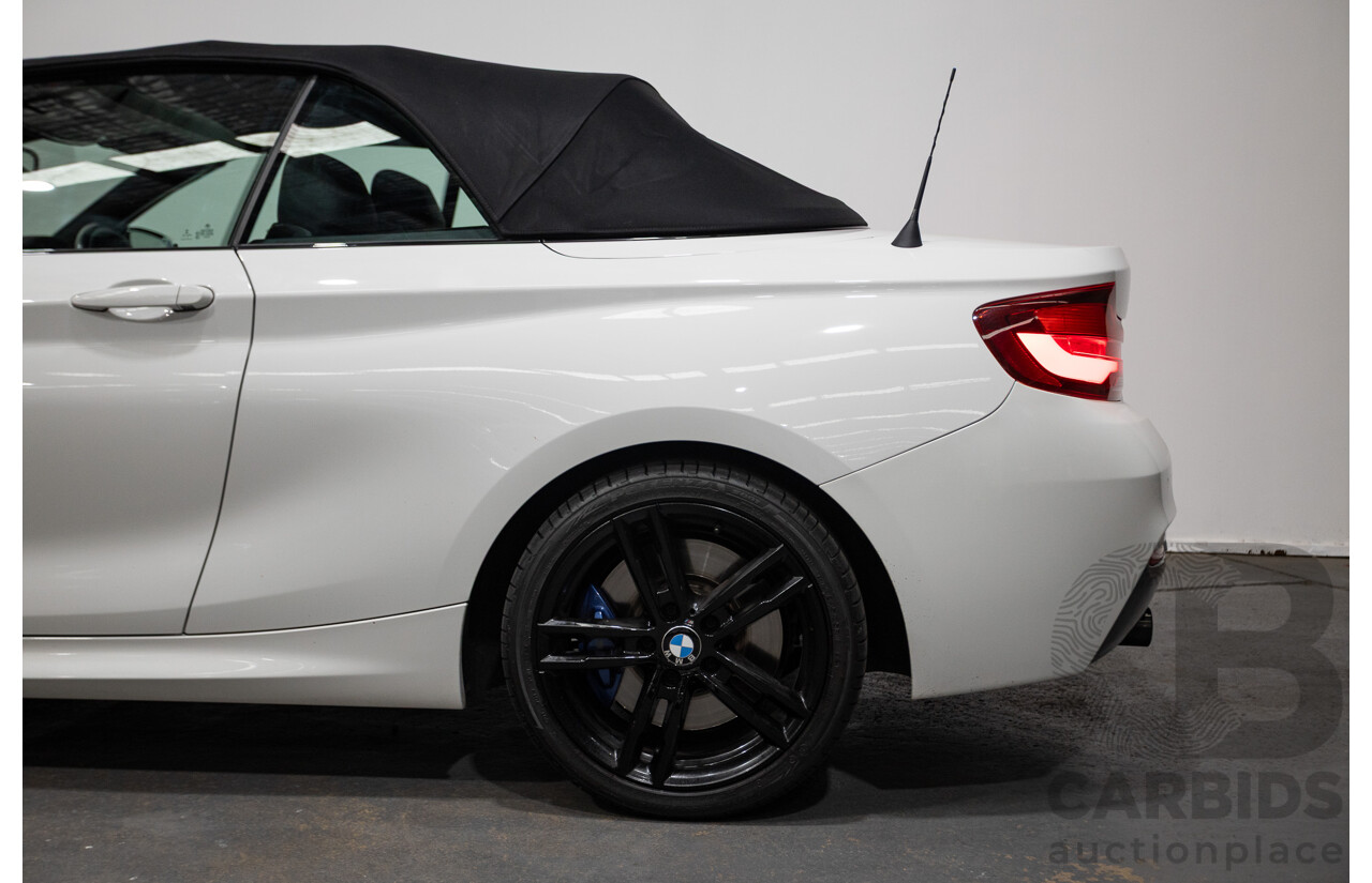 05/2019 BMW M240i F23 MY18 2D Convertible Alpine White Turbo 3.0L