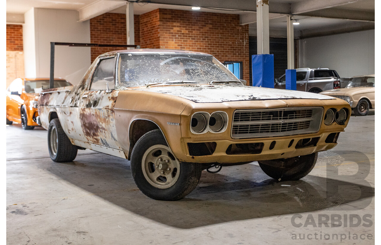 Circa 1972 Holden Kingswood HQ Utility White 2.8L