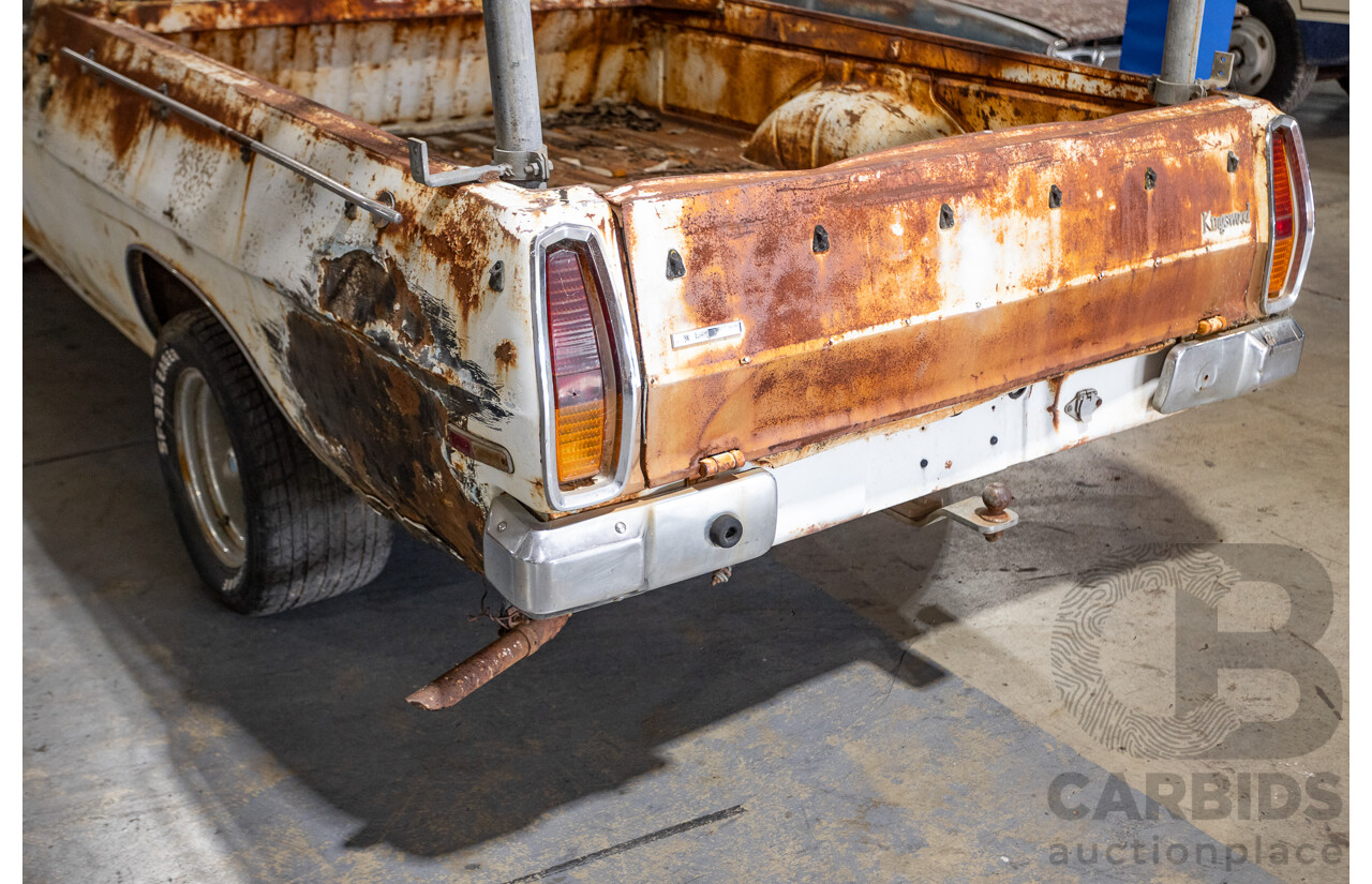 Circa 1972 Holden Kingswood HQ Utility White 2.8L