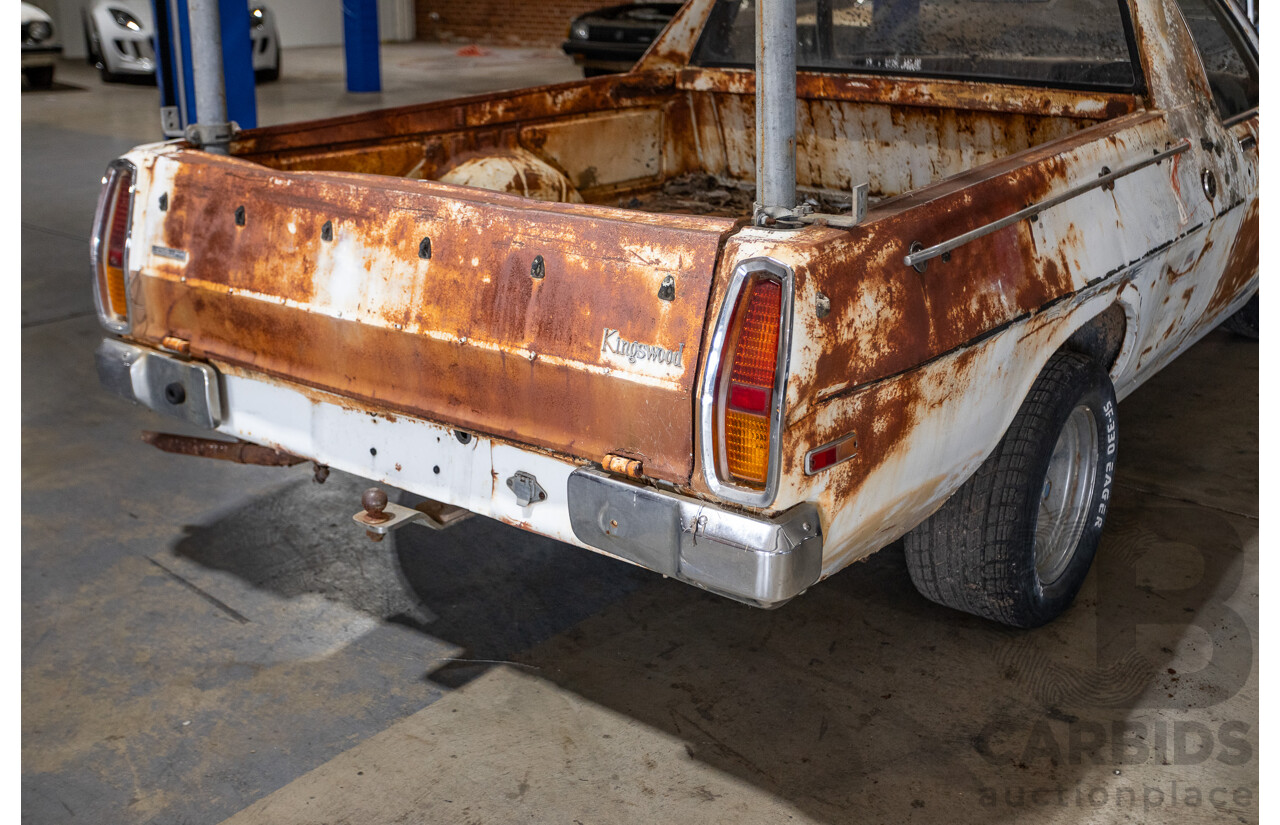Circa 1972 Holden Kingswood HQ Utility White 2.8L