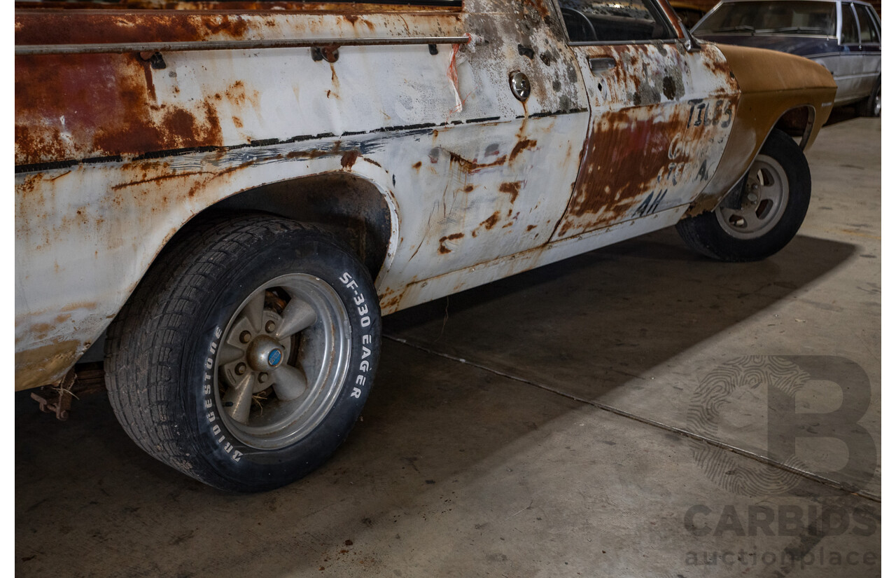 Circa 1972 Holden Kingswood HQ Utility White 2.8L