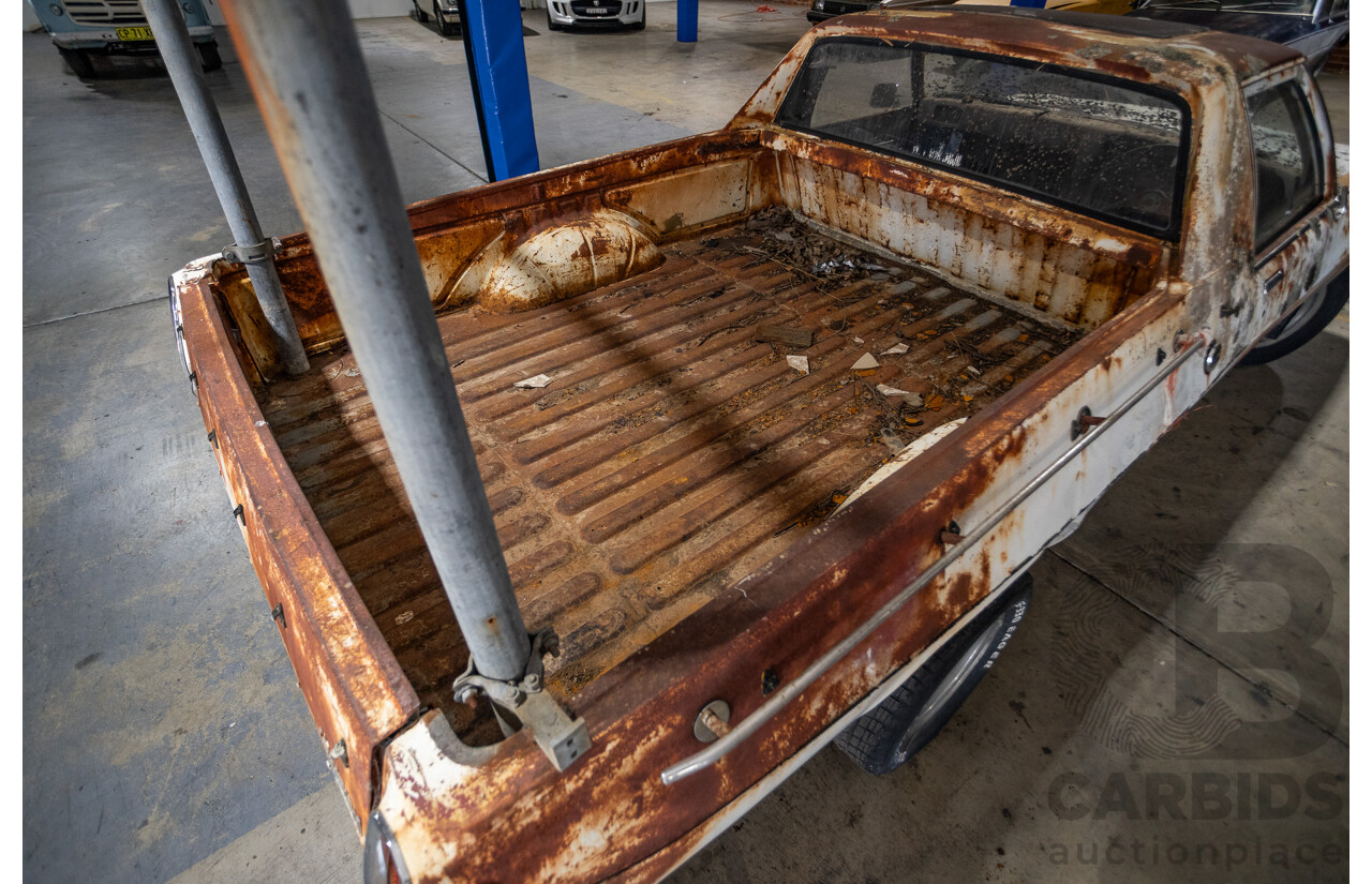 Circa 1972 Holden Kingswood HQ Utility White 2.8L