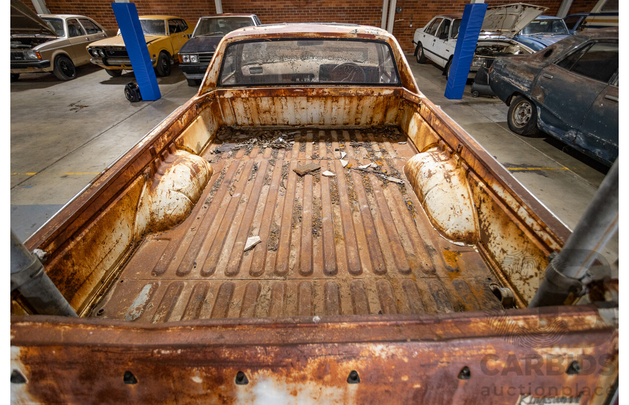 Circa 1972 Holden Kingswood HQ Utility White 2.8L