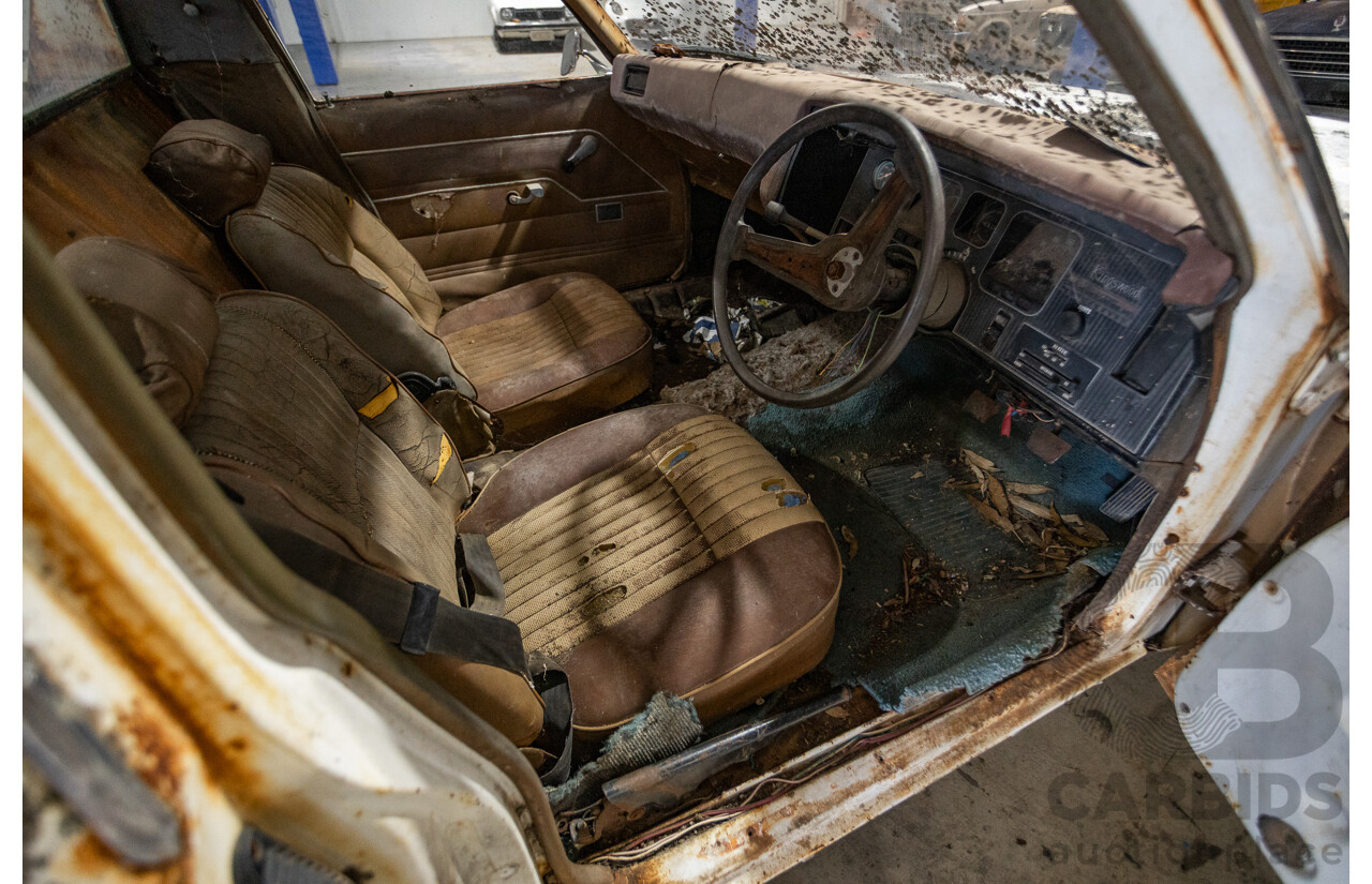 Circa 1972 Holden Kingswood HQ Utility White 2.8L