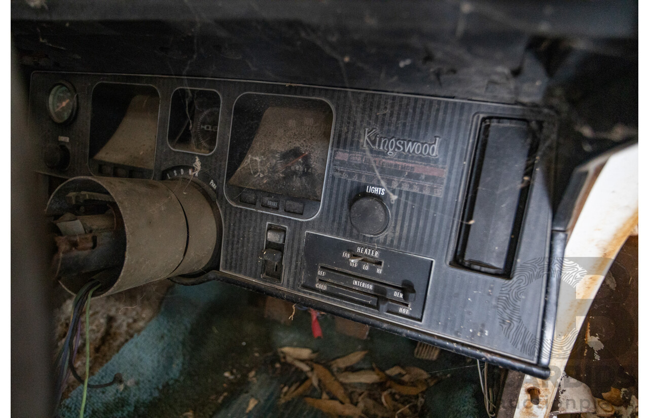 Circa 1972 Holden Kingswood HQ Utility White 2.8L