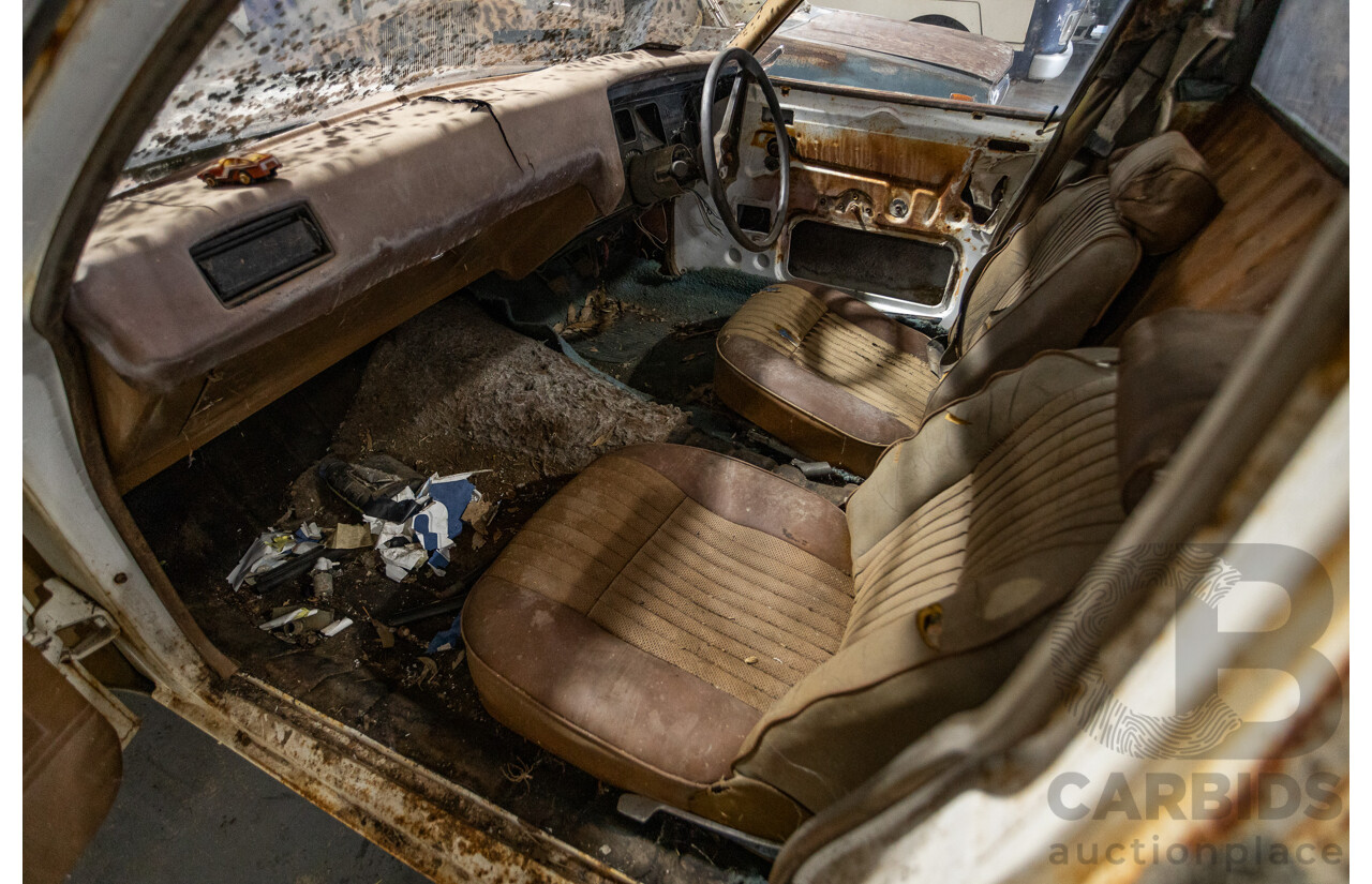 Circa 1972 Holden Kingswood HQ Utility White 2.8L