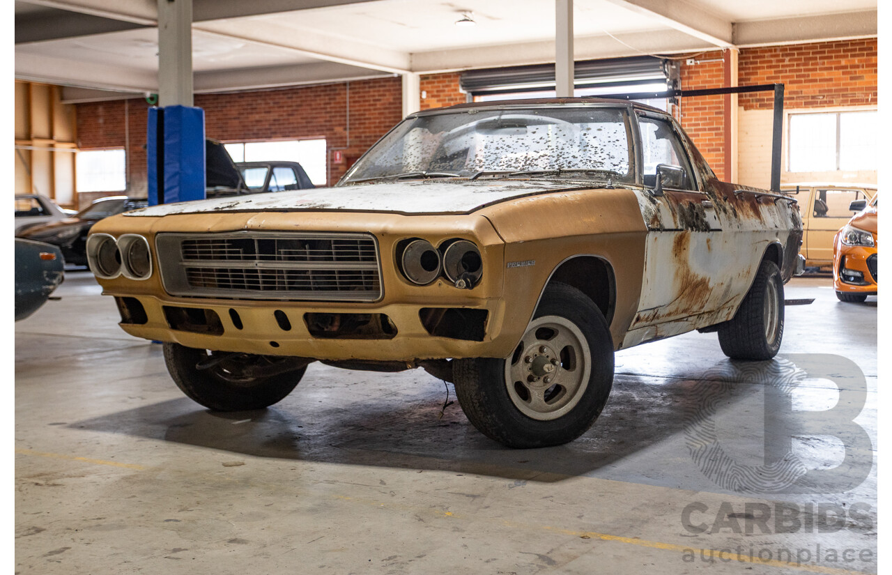 Circa 1972 Holden Kingswood HQ Utility White 2.8L