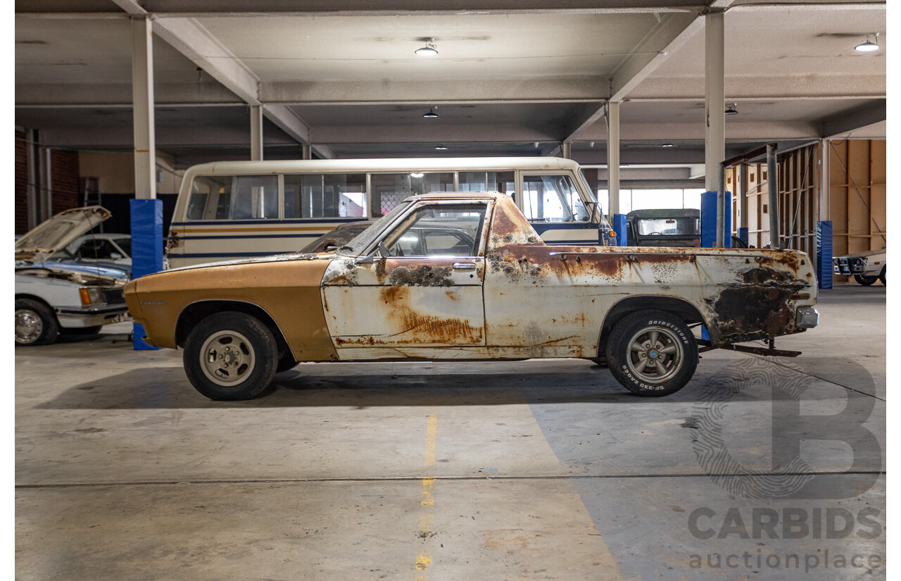 Circa 1972 Holden Kingswood HQ Utility White 2.8L