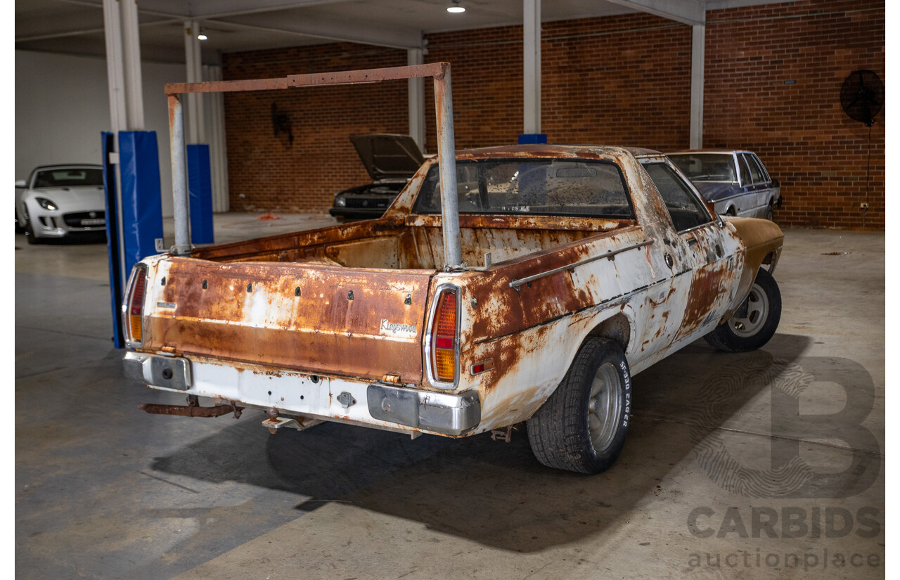 Circa 1972 Holden Kingswood HQ Utility White 2.8L