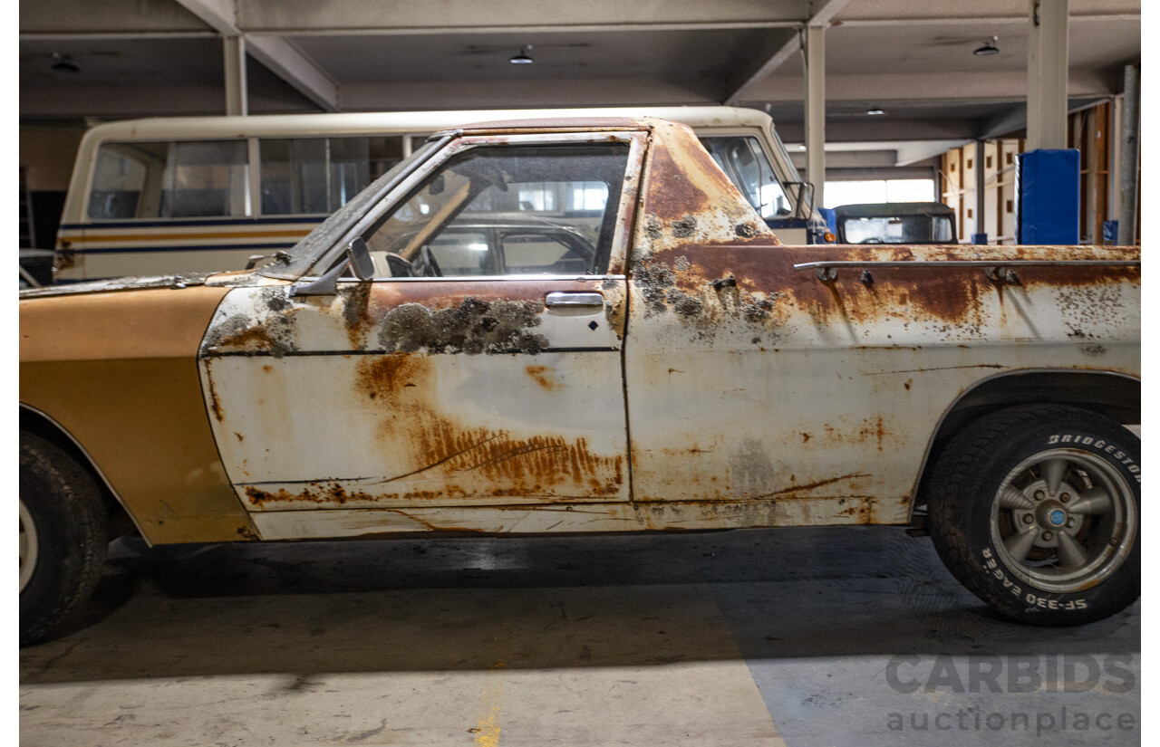 Circa 1972 Holden Kingswood HQ Utility White 2.8L