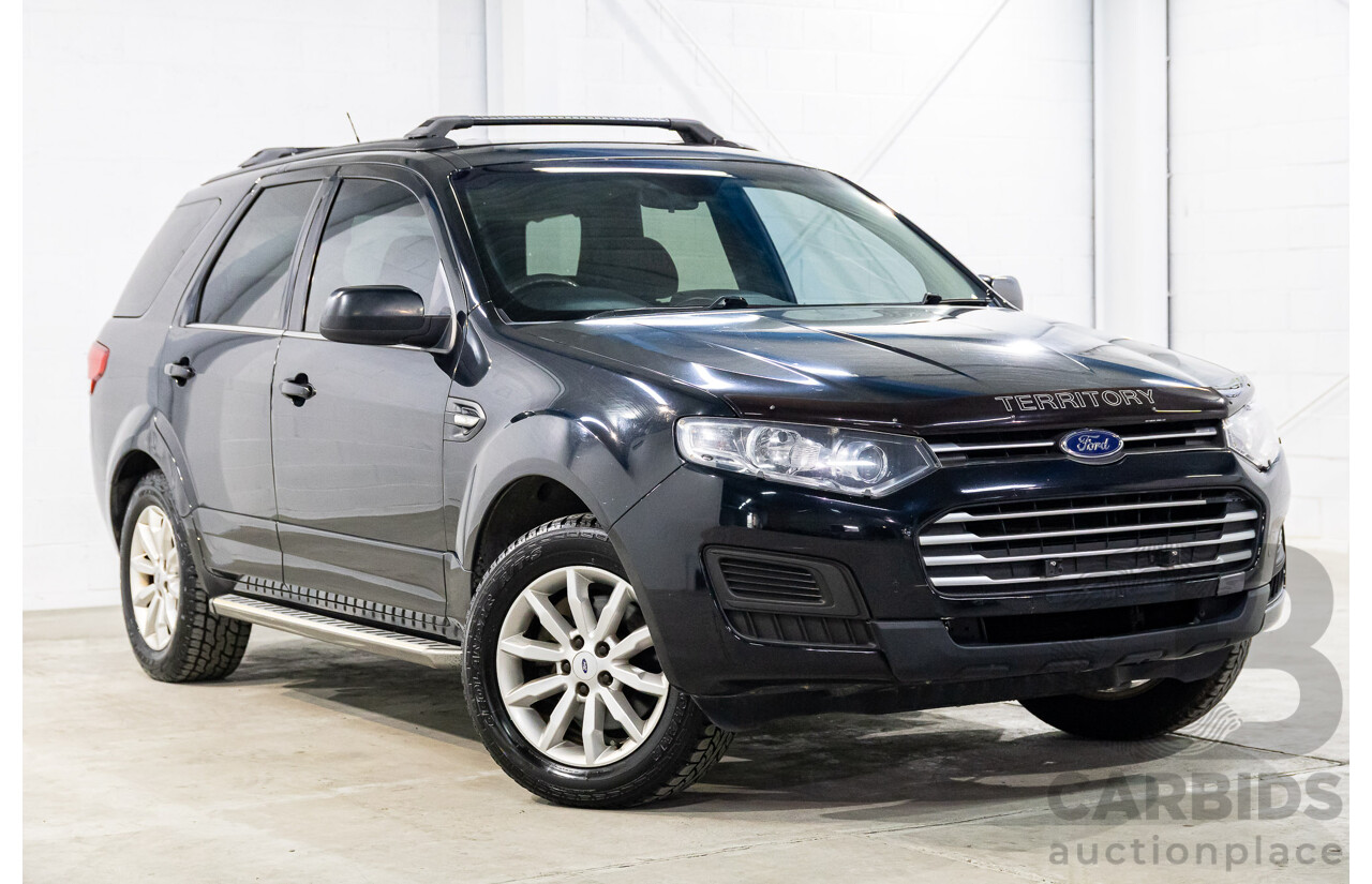 9/2015 Ford Territory TX (RWD) SZ MK2 4d Wagon Silhouette Black Metallic 4.0L - 7 Seater