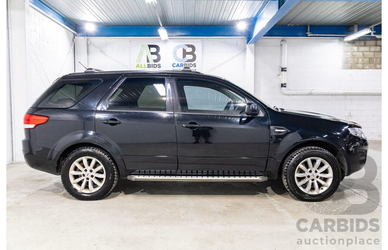 9/2015 Ford Territory TX (RWD) SZ MK2 4d Wagon Silhouette Black Metallic 4.0L - 7 Seater