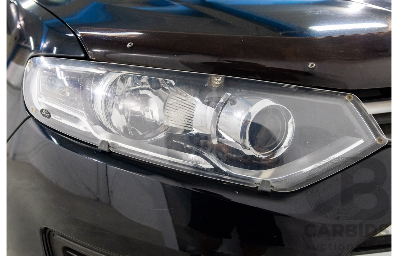 9/2015 Ford Territory TX (RWD) SZ MK2 4d Wagon Silhouette Black Metallic 4.0L - 7 Seater