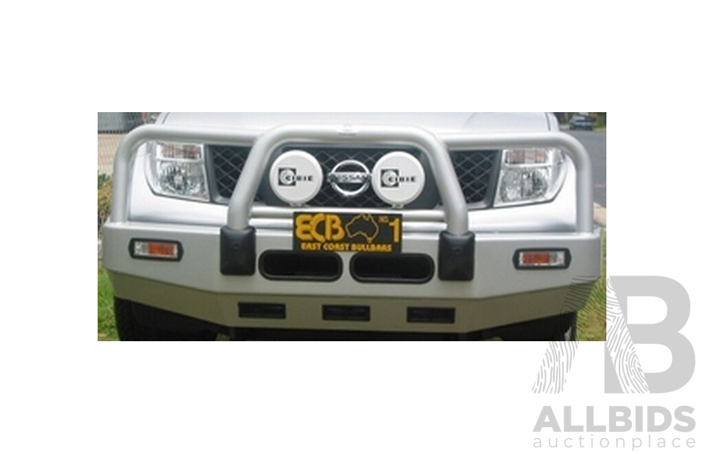ECB Big Tube Protection Bar to Suit Nissan Navara D40 and Nissan Pathfinder R51 Models - Polished Alloy(Part No. BN62SYP) - Brand New - RRP $3385.00