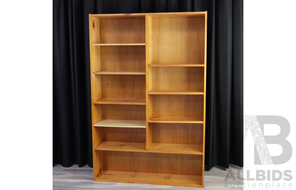 Modern Pine Bookcase