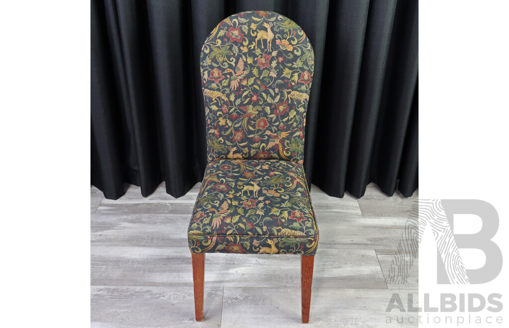 Good Set of Six Upholstered Dining Chairs