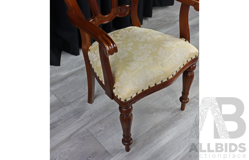 Reproduction Mahogany Carver