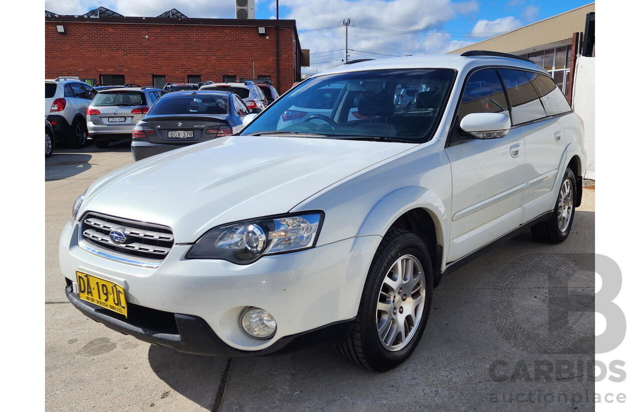 11/2005 Subaru Outback 2.5i MY05 4d Wagon White 2.5L