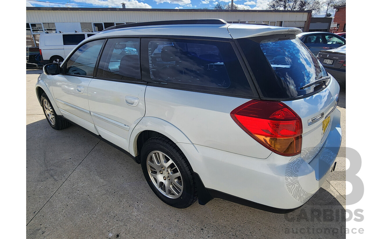 11/2005 Subaru Outback 2.5i MY05 4d Wagon White 2.5L