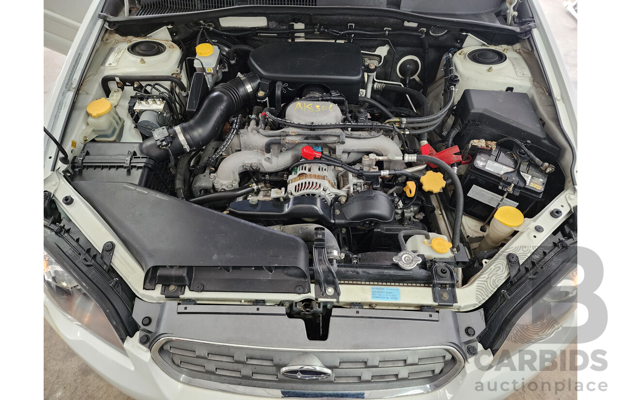 11/2005 Subaru Outback 2.5i MY05 4d Wagon White 2.5L