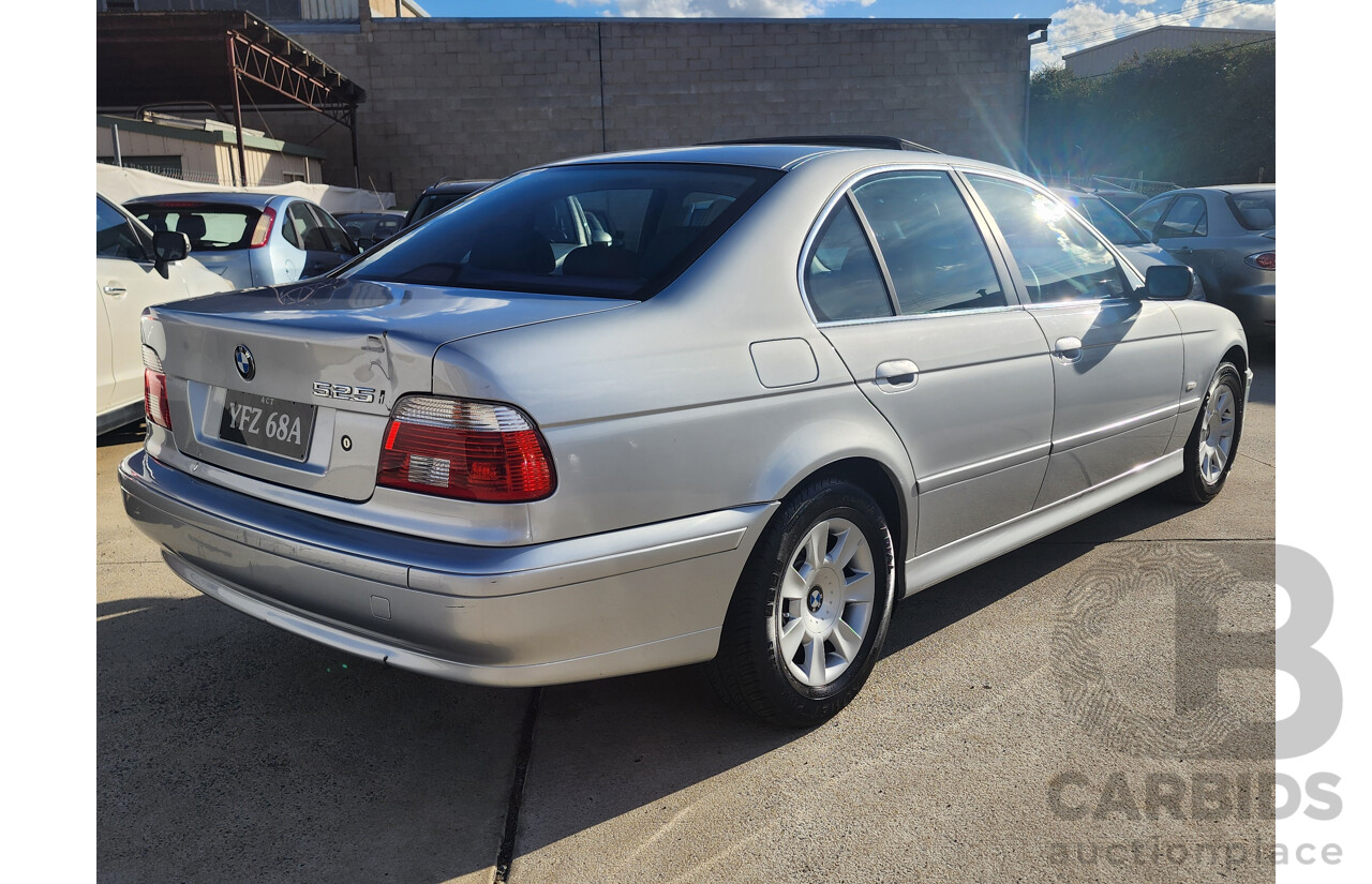 9/2002 Bmw 5 25i Executive E39 4d Sedan Silver 2.5L