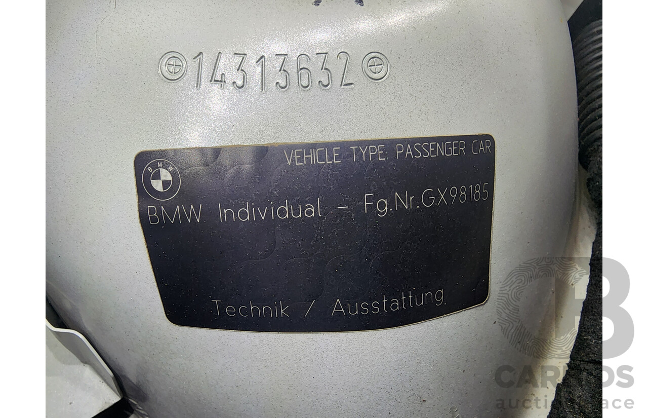 9/2002 Bmw 5 25i Executive E39 4d Sedan Silver 2.5L