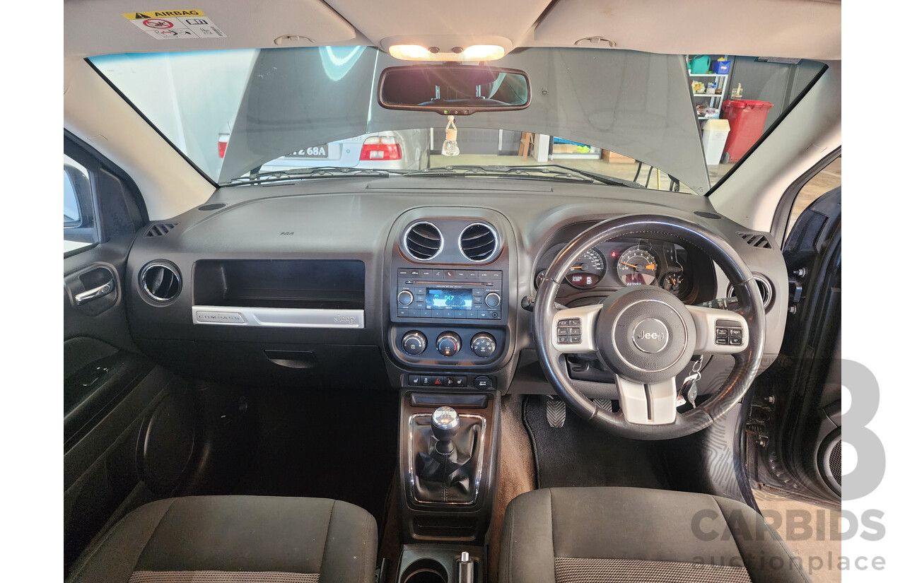 1/2014 Jeep Compass Sport (4x2) MK MY14 4d Wagon Black 2.0L