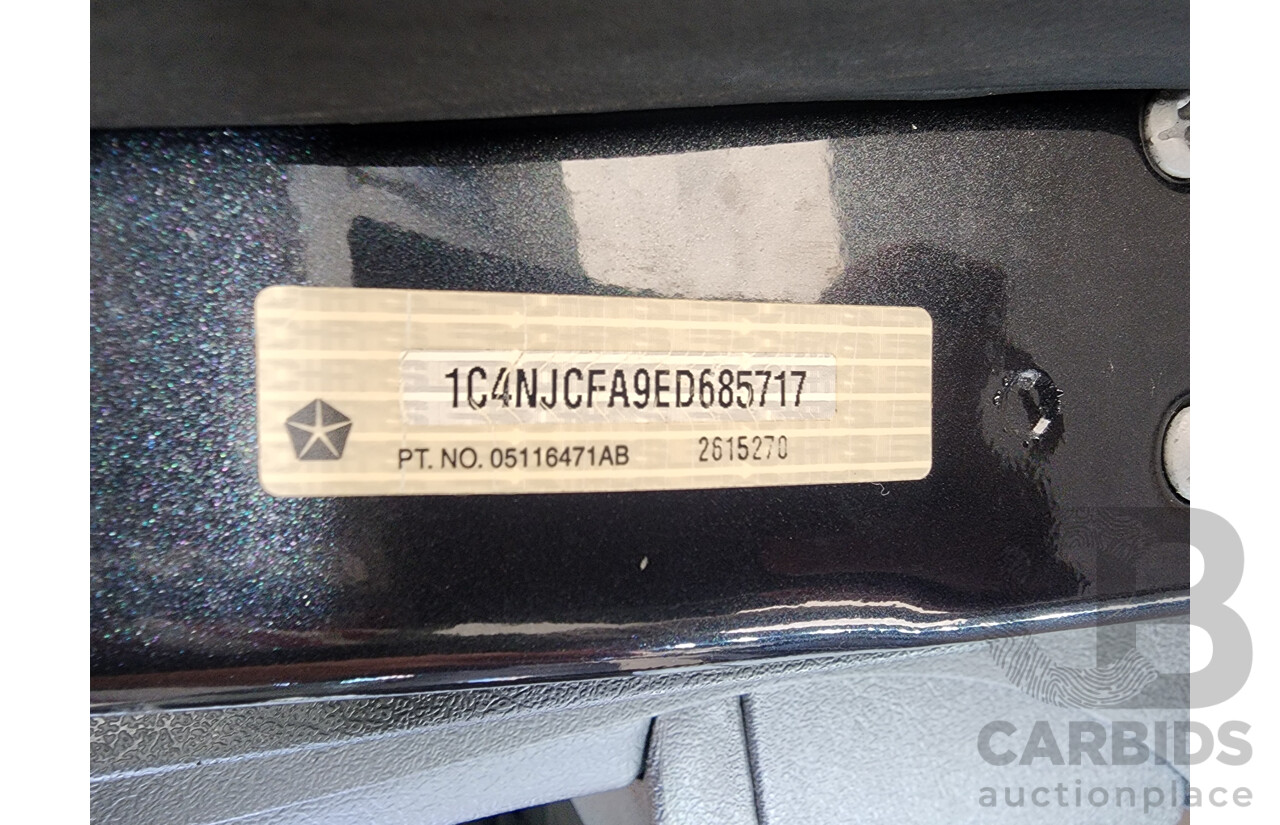 1/2014 Jeep Compass Sport (4x2) MK MY14 4d Wagon Black 2.0L