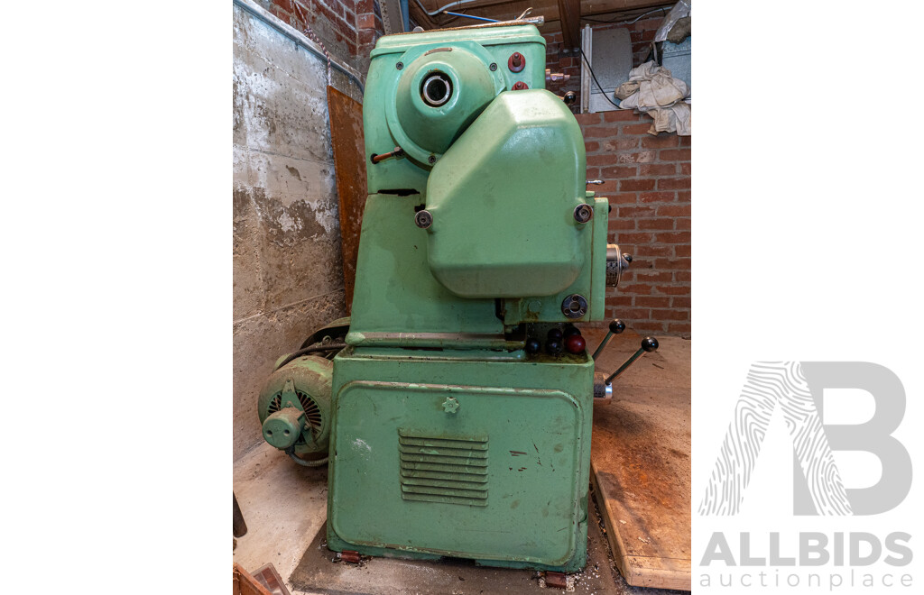 1960 Circa Stanko 1A616 Lathe with Accessories & Steel Tool Cabinet