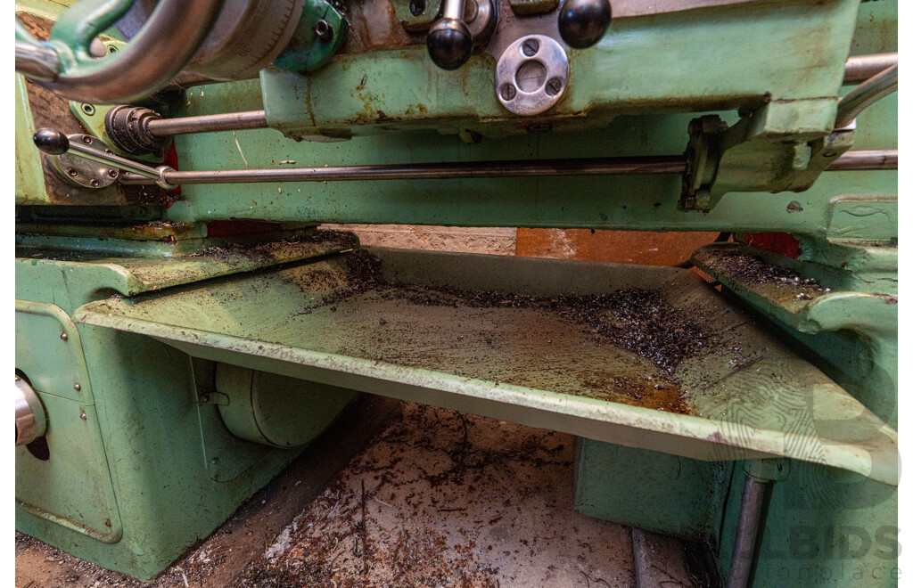 1960 Circa Stanko 1A616 Lathe with Accessories & Steel Tool Cabinet
