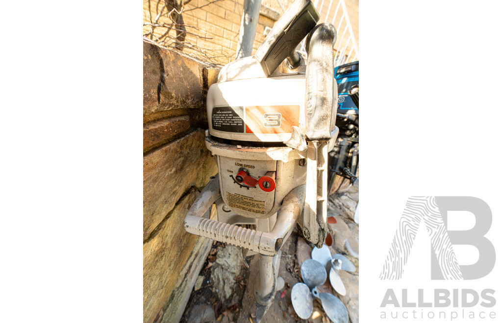 Job Lot Quantity of 3 Outboard Motors ETC