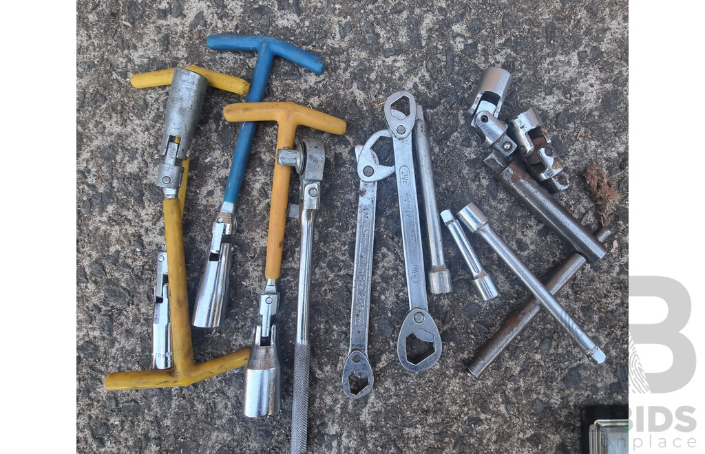 Job Lot Various Hand Tools - Spanners & Wrenches ETC