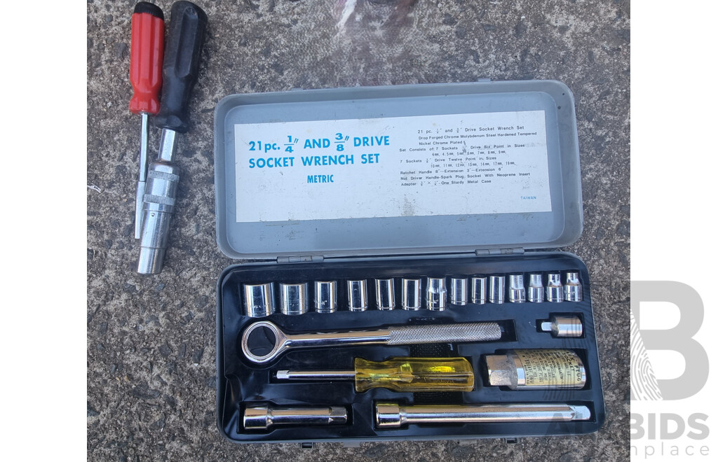 Job Lot Various Hand Tools - Spanners & Wrenches ETC