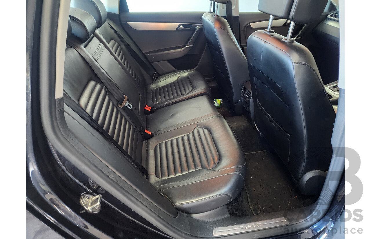 3/2013 Volkswagen Passat 130 TDI Highline 3C MY13.5 4d Wagon Black 2.0L