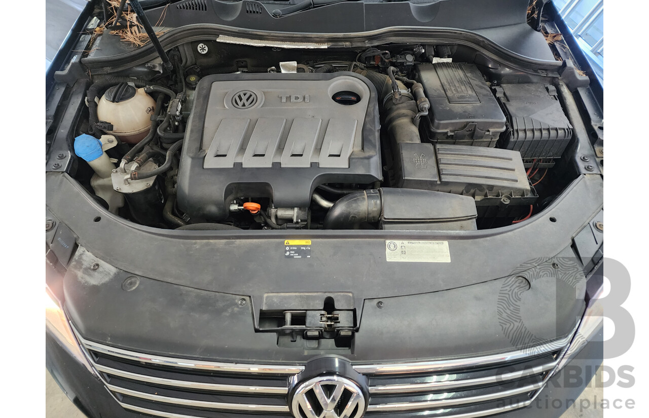 3/2013 Volkswagen Passat 130 TDI Highline 3C MY13.5 4d Wagon Black 2.0L