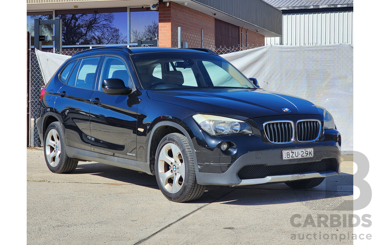 6/2011 Bmw X1 Sdrive 18i E84 MY11 4d Wagon Black 2.0L