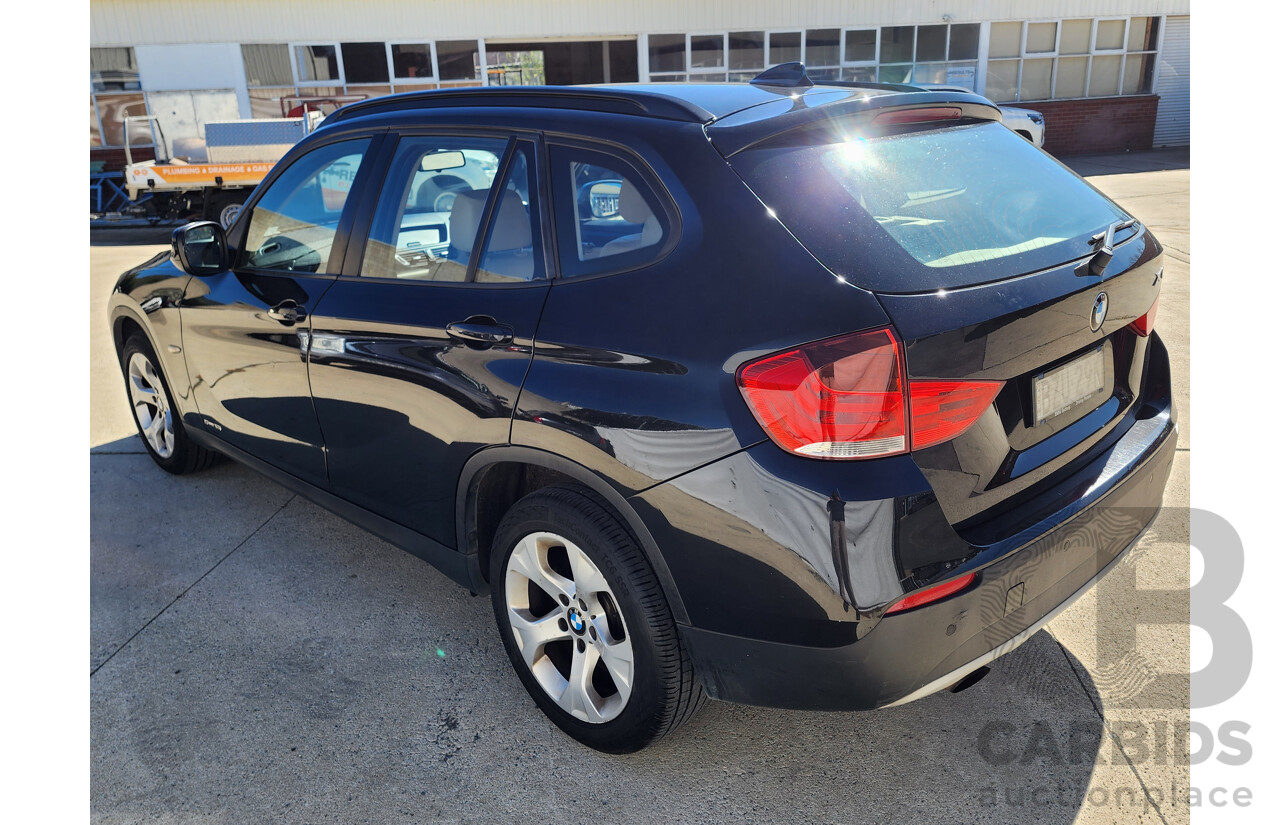 6/2011 Bmw X1 Sdrive 18i E84 MY11 4d Wagon Black 2.0L