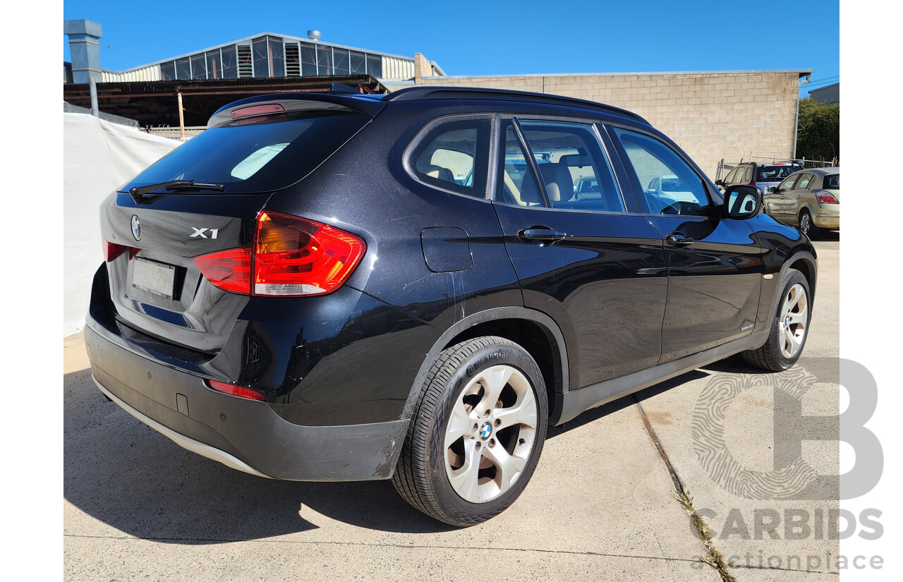 6/2011 Bmw X1 Sdrive 18i E84 MY11 4d Wagon Black 2.0L